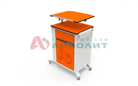 Gabinete médico ТМП tmp-02.6 con mesa giratoria (HPL) (versión actualizada)