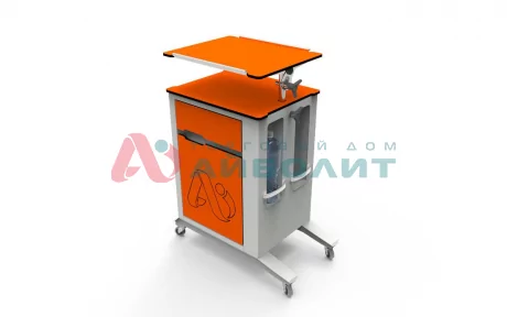 Cabinet ТМП-02.6 medical with rotary table (HPL) (updated version)